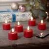 6er Set TruGlow® LED Votivkerzen Rot Mit Fernbedienung 1 6er Set TruGlow® LED Votivkerzen Rot Mit Fernbedienung -Geschäft Für Dekorative Beleuchtung AU21002RC 6er Set TruGlow LED Votivkerzen rot