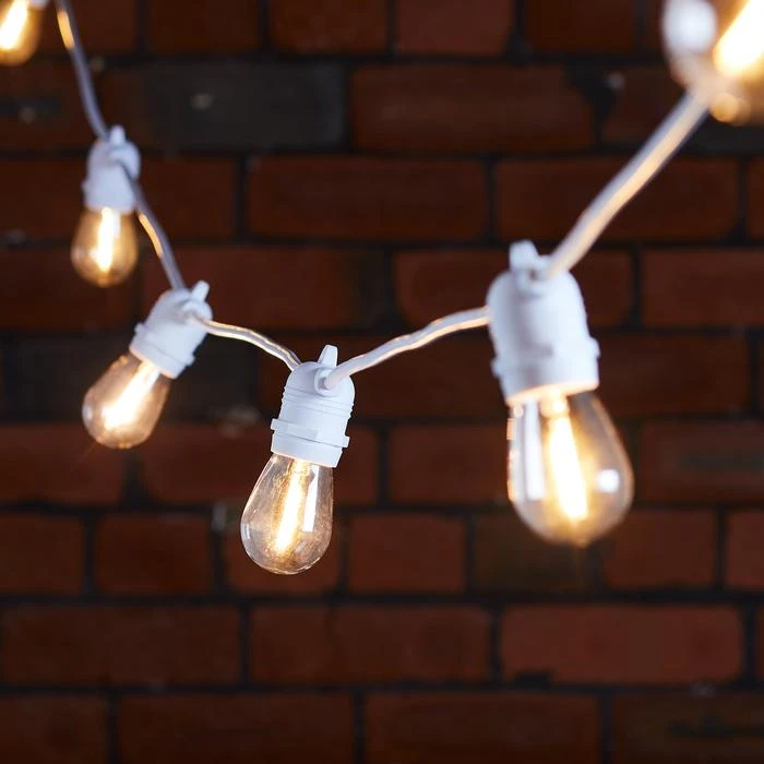 Ultimate Connect 70m 140er LED Lichterkette Glühbirnen Warmweiß Koppelbar Weißes Kabel 4 Ultimate Connect 70m 140er LED Lichterkette Glühbirnen Warmweiß Koppelbar Weißes Kabel – Bild 2