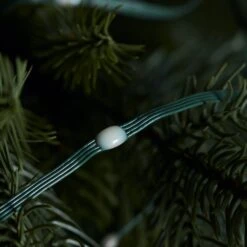 100er Micro Lichterkette Warmweiß Grüner Draht -Geschäft Für Dekorative Beleuchtung C100YWG EU 100er Micro Lichterkette warmweiss grunerDraht Tannenbaum ausgeschaltet