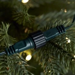 100er Micro Lichterkette Warmweiß Grüner Draht -Geschäft Für Dekorative Beleuchtung C100YWG C100YWG EU 100er Micro Lichterkette warmweiss grunerDraht Tannenbaum Verbindungsstuck