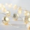 20er Micro Lichterkette Marokkanische Kugeln -Geschäft Für Dekorative Beleuchtung C20 BALL Marokkanische Kugeln LED Micro Lichterkette Silber2