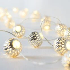 20er Micro Lichterkette Marokkanische Kugeln