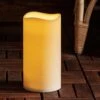 LED Outdoor Kerze Timer 22,5cm 2 LED Outdoor Kerze Timer 22,5cm -Geschäft Für Dekorative Beleuchtung CA16002 large ivory outdoor battery pillar candle wooden deck close P1