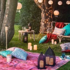 LED Outdoor Kerze Timer 22,5cm 11 LED Outdoor Kerze Timer 22,5cm -Geschäft Für Dekorative Beleuchtung CA16002 large outdoor battery pillar candle garden iberian summer P4