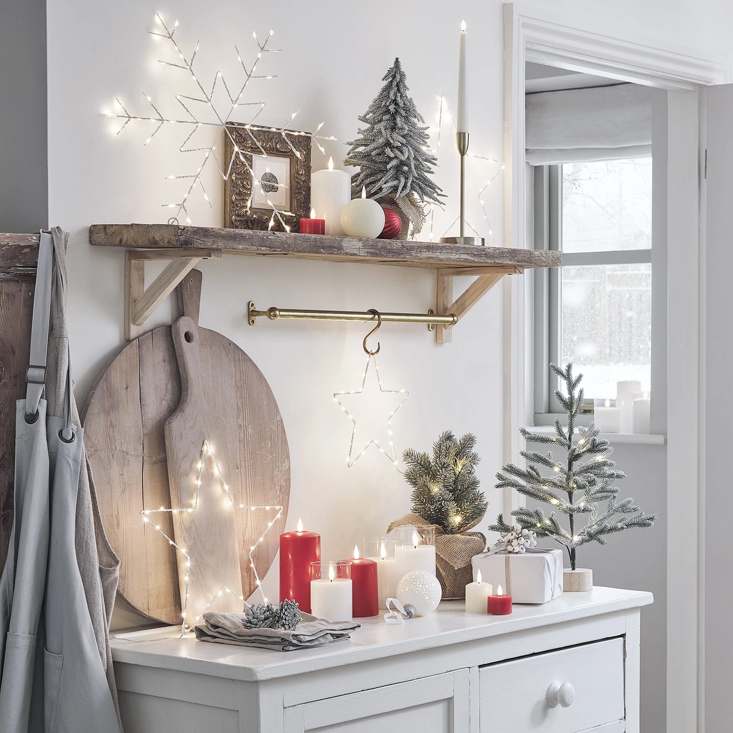 TruGlow® LED Kerzen Trio Rot 7 TruGlow® LED Kerzen Trio Rot – Bild 5