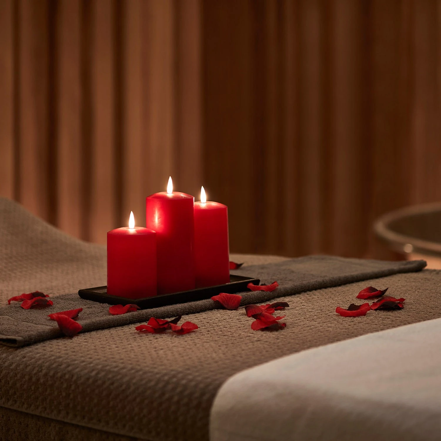 TruGlow® LED Kerzen Trio Rot 9 TruGlow® LED Kerzen Trio Rot – Bild 7