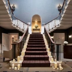 TruGlow® LED Stumpenkerze Breit 15cm -Geschäft Für Dekorative Beleuchtung CA19020 TruGlow Kleine Stumpenkerze 15cm Treppe P3