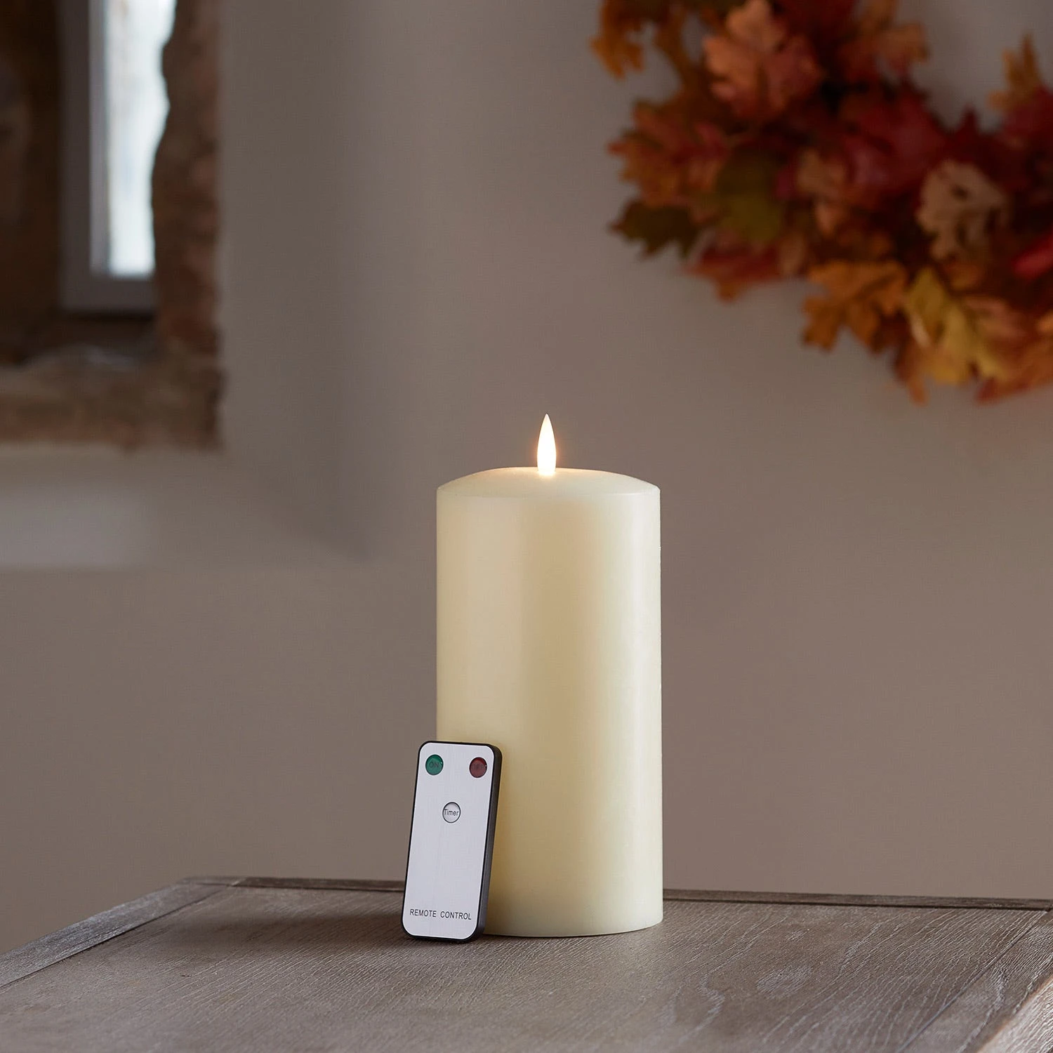 TruGlow® LED Stumpenkerze Breit 20cm Mit Fernbedienung 5 TruGlow® LED Stumpenkerze Breit 20cm Mit Fernbedienung – Bild 3