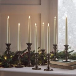 4er Set TruGlow® LED Tafelkerzen Mit Fernbedienung -Geschäft Für Dekorative Beleuchtung CA19025 8 TruGlow Tafelkerzen Fernbedienung