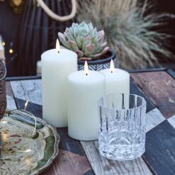 TruGlow® LED Outdoor Kerzen Trio Mit Fernbedienung -Geschäft Für Dekorative Beleuchtung CA20003 3truglow kerzen led tischdeko p3jpg