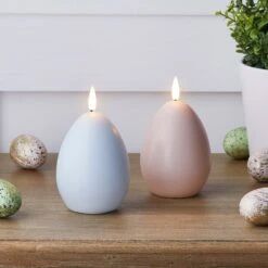 TruGlow® LED Ostereier Kerzen Duo