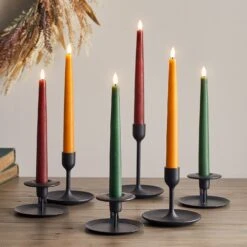 6er Set TruGlow® LED Stabkerzen Herbst Mit Fernbedienung