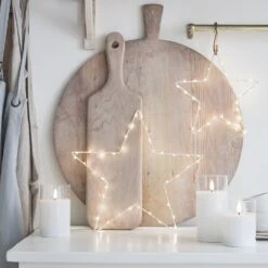 34cm Osby LED Stern Fensterdeko -Geschäft Für Dekorative Beleuchtung CA22006 TruGlow Kerzen Weiss Im Glas Trio Mit Osby Sternen 53bff144 b034 4e62 998f 9f268c1cc54a