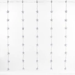 40er LED Sternen Lichtervorhang Warmweiß 1 X 1,2m Innen -Geschäft Für Dekorative Beleuchtung CSS 40 YW EURO Oslo Star Curtain Fairy Light Indoor Studio off P5