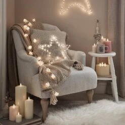 34cm Osby LED Stern Rosegold -Geschäft Für Dekorative Beleuchtung Cosy armchair fairy lights stars led candles 2000x2000 1923ca18 8097 4d6b b7fe 285e7a2bc173