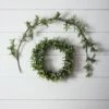 Mistelzweig Weihnachtskranz & Weihnachtsgirlande Set -Geschäft Für Dekorative Beleuchtung D MISTLETOE 1 8m Mistletoe Christmas Garland Wreath Bundle P1