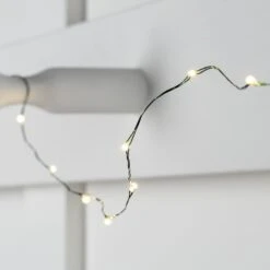 50cm Mistelzweig Weihnachtskranz Mit Beleuchtung 8 50cm Mistelzweig Weihnachtskranz Mit Beleuchtung -Geschäft Für Dekorative Beleuchtung D WR1703 micro lichterkette gruener draht