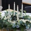 40cm Eukalyptus Adventskranz Mit Kerzenständer Und 4er Set TruGlow® LED Stabkerzen Mit Fernbedienung -Geschäft Für Dekorative Beleuchtung D2 WR2010CA LED Tafel Stab Truglow Kerzen Eukalyptus Weihnachts Advent Kranz Deko Innen Weiss Beeren 0e40ab8d 1c06 43cc b114 ba14795521f4