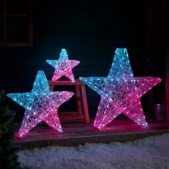 3er Set Twinkly Smarte LED Sterne Weihnachtsdeko 16 3er Set Twinkly Smarte LED Sterne Weihnachtsdeko -Geschäft Für Dekorative Beleuchtung EU TWXX230567 3er Set Twinkly smarte LED Sterne Weichnachtsdeko 8