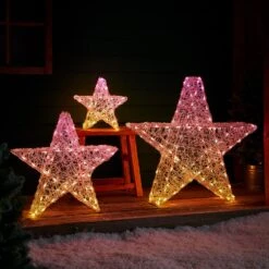 3er Set Twinkly Smarte LED Sterne Weihnachtsdeko 17 3er Set Twinkly Smarte LED Sterne Weihnachtsdeko -Geschäft Für Dekorative Beleuchtung EU TWXX230567 3er Set Twinkly smarte LED Sterne Weichnachtsdeko 9