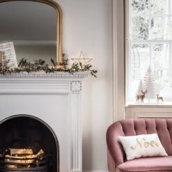 1,8m Weihnachtsgirlande Eukalyptus 9 1,8m Weihnachtsgirlande Eukalyptus -Geschäft Für Dekorative Beleuchtung GA1801 Eucalyptus Christmas Garland Mantelpiece Living Room Shot P4