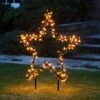 90cm Cluster LED Stern Warmweiß 1 90cm Cluster LED Stern Warmweiß -Geschäft Für Dekorative Beleuchtung L4F18033EU Warmwei C3 9Fe Stableuchten Stern Garten P1