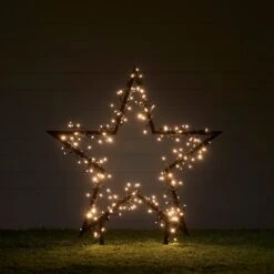 60cm Stern Stableuchte Weihnachtsdeko Außen