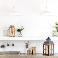 Große Salcombe Holz LED Laterne -Geschäft Für Dekorative Beleuchtung LA15101 garden lanterns shed barn shelf collection P3