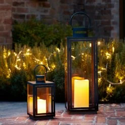 Malvern Batterie LED Laterne 21 Malvern Batterie LED Laterne -Geschäft Für Dekorative Beleuchtung LA17002 Clayton Table Outdoor Battery Candle Lantern Garden Duo P2