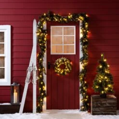 Große Graue LED Gartenlaterne 12 Große Graue LED Gartenlaterne -Geschäft Für Dekorative Beleuchtung LA18007 Large Domed Iron Garden Lantern Christmas Wreath P2