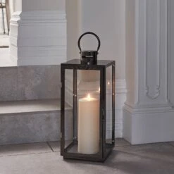 LED Laternen Trio Edelstahl Dunkelgrau Mit TruGlow® LED Kerzen -Geschäft Für Dekorative Beleuchtung LA22003 Grosse LED Laterne Edelstahldunkelgrau mit TruGlow LED Kerze b12b1358 0ae7 446f 9b9d 5ad064748aaa
