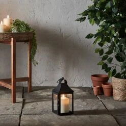 4er Set Albury Gartenlaternen Mit TruGlow® Outdoor Kerzen -Geschäft Für Dekorative Beleuchtung LA22006 25cm Albury Gartenlaterne Mit TruGlow Outdoor Kerze Aussen Beleuchtet Auf Boden