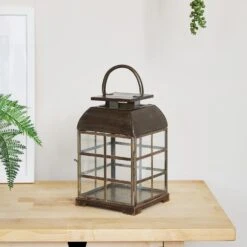 Beleuchtungsset Frühling -Geschäft Für Dekorative Beleuchtung LA22020 Laterne messingfarben mit Glasfenstern 8b7d5a9b 1167 4fdd a50e 07f1582d204e