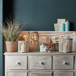 LED Bambus Windlicht Maritim MitTruGlow® Kerze 7 LED Bambus Windlicht Maritim MitTruGlow® Kerze -Geschäft Für Dekorative Beleuchtung LA22024 LED Bambus Windlicht maritim mit TruGlow Kerze Kommode