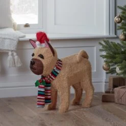 LED Weihnachtsfigur Außen Bulldogge 9 LED Weihnachtsfigur Außen Bulldogge -Geschäft Für Dekorative Beleuchtung LED Weihnachtsfigur aussen Bulldogge