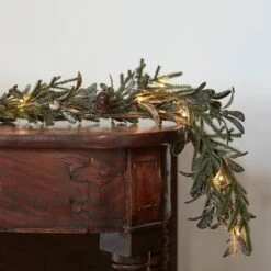 1,8m Eukalyptus Weihnachtsgirlande Mit Beleuchtung