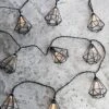 10er LED Diamant Lichterkette Schwarz -Geschäft Für Dekorative Beleuchtung LL18003 Black Pendant String Urban House Geometric Concrete Close P1