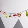 16er Woodland Filz Kinder Lichterkette -Geschäft Für Dekorative Beleuchtung LL19001 Mixed Felt String Lights Woodland Animals P1