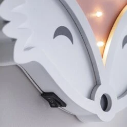 Fuchs Wandlampe Kinderzimmer 9 Fuchs Wandlampe Kinderzimmer -Geschäft Für Dekorative Beleuchtung LL19011 Wooden Fox LED Night Light Wall Light Switch P3