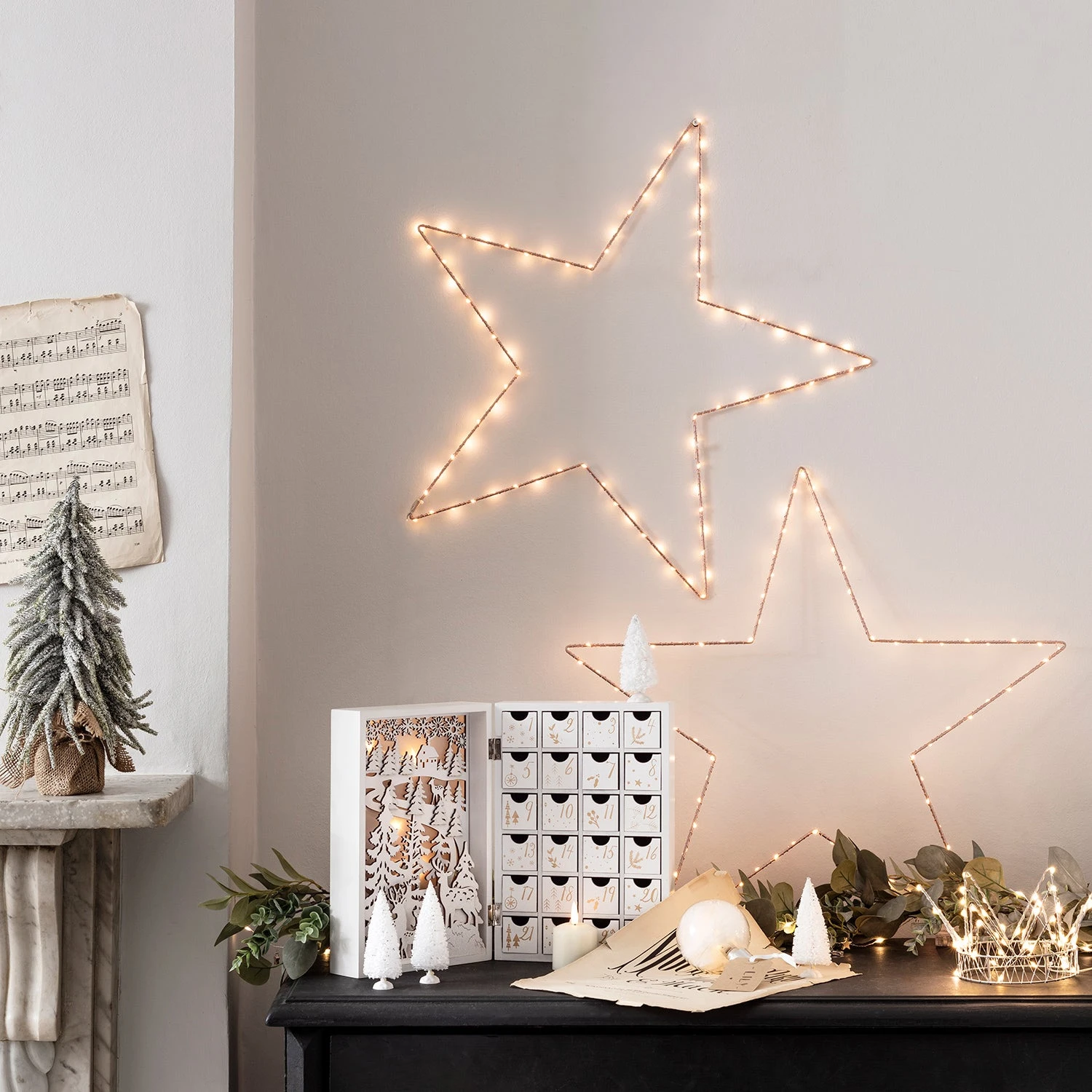 60cm Osby LED Stern Rosegold 5 60cm Osby LED Stern Rosegold – Bild 3