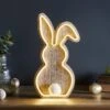Neonlampe Hase Aus Holz -Geschäft Für Dekorative Beleuchtung LL21014 Neonlampe Hase aus Holz Osterdeko 3