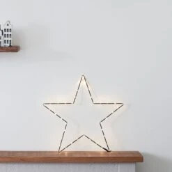 34cm Osby LED Stern Schwarz 13 34cm Osby LED Stern Schwarz -Geschäft Für Dekorative Beleuchtung LL22001 Kleiner Osby LED Stern Schwarz Auf Kaminsims