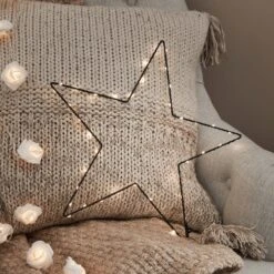 60cm Osby LED Stern Schwarz 13 60cm Osby LED Stern Schwarz -Geschäft Für Dekorative Beleuchtung LL22002 60cm black osby star light armchair