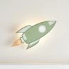 Raketen Wandlampe Kinderzimmer -Geschäft Für Dekorative Beleuchtung LL22022 Raketen Wandlampe Holz Kinderzimmer Beleuchtet 2