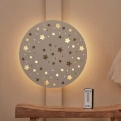 Sternenhimmel Wandleuchte Wiederaufladbar