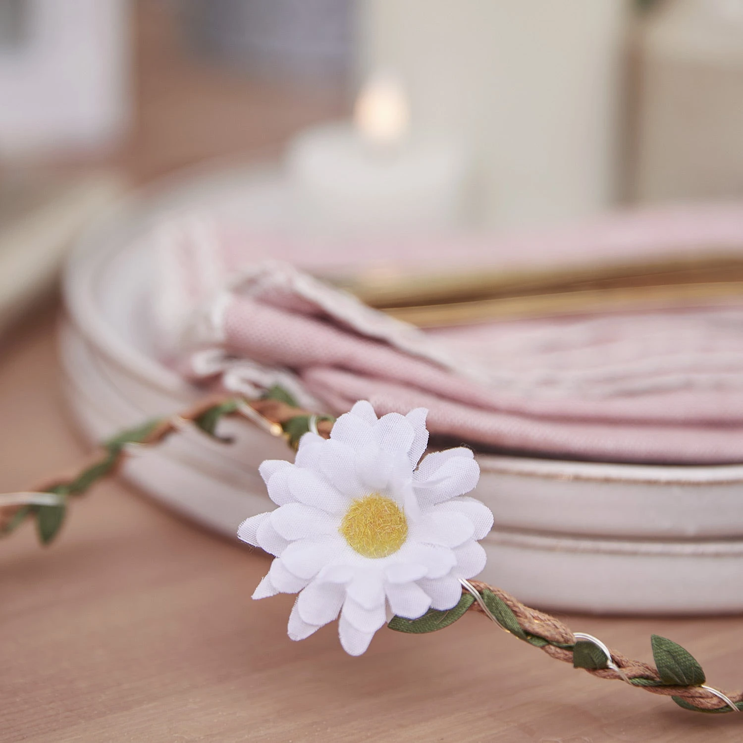 2m LED Micro Girlande Gänseblümchen 3 2m LED Micro Girlande Gänseblümchen