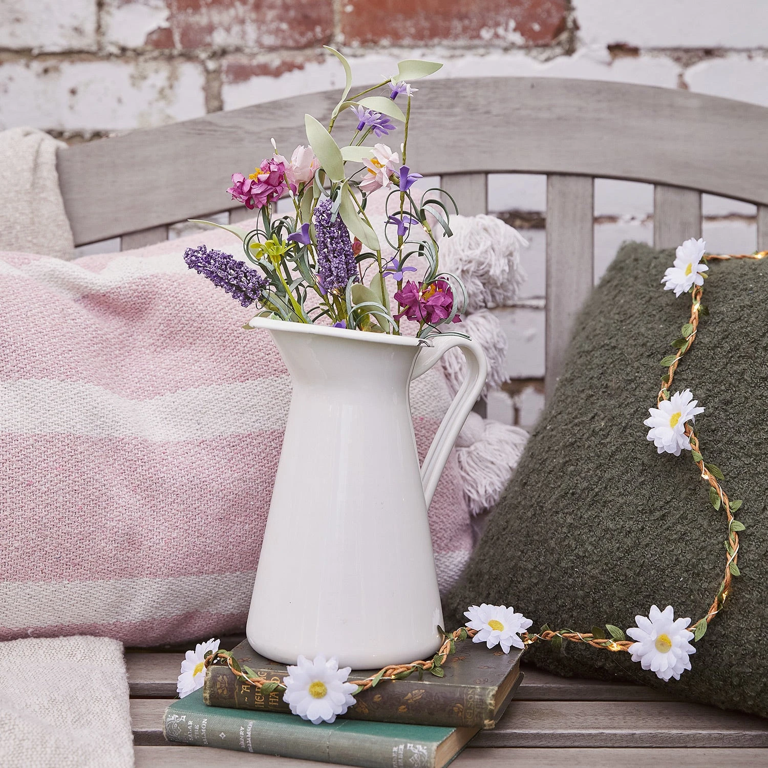 2m LED Micro Girlande Gänseblümchen 4 2m LED Micro Girlande Gänseblümchen – Bild 2