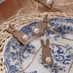 20er LED Lichterkette Hasen Aus Holz 8 20er LED Lichterkette Hasen Aus Holz -Geschäft Für Dekorative Beleuchtung LL24008 LED Lichterkette Hasen aus Holz Osterdeko 4