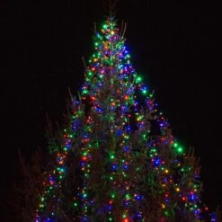 Core Connect 10m 100er LED Lichterkette Bunt Koppelbar Grünes Kabel -Geschäft Für Dekorative Beleuchtung ML100MG Multi Coloured Christmas Lights on Tree P5