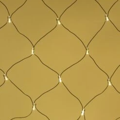 Core Connect 2m X 2m 140er LED Lichternetz Warmweiß Koppelbar Grünes Kabel -Geschäft Für Dekorative Beleuchtung ML140YWG Warm White LED Net Light P6